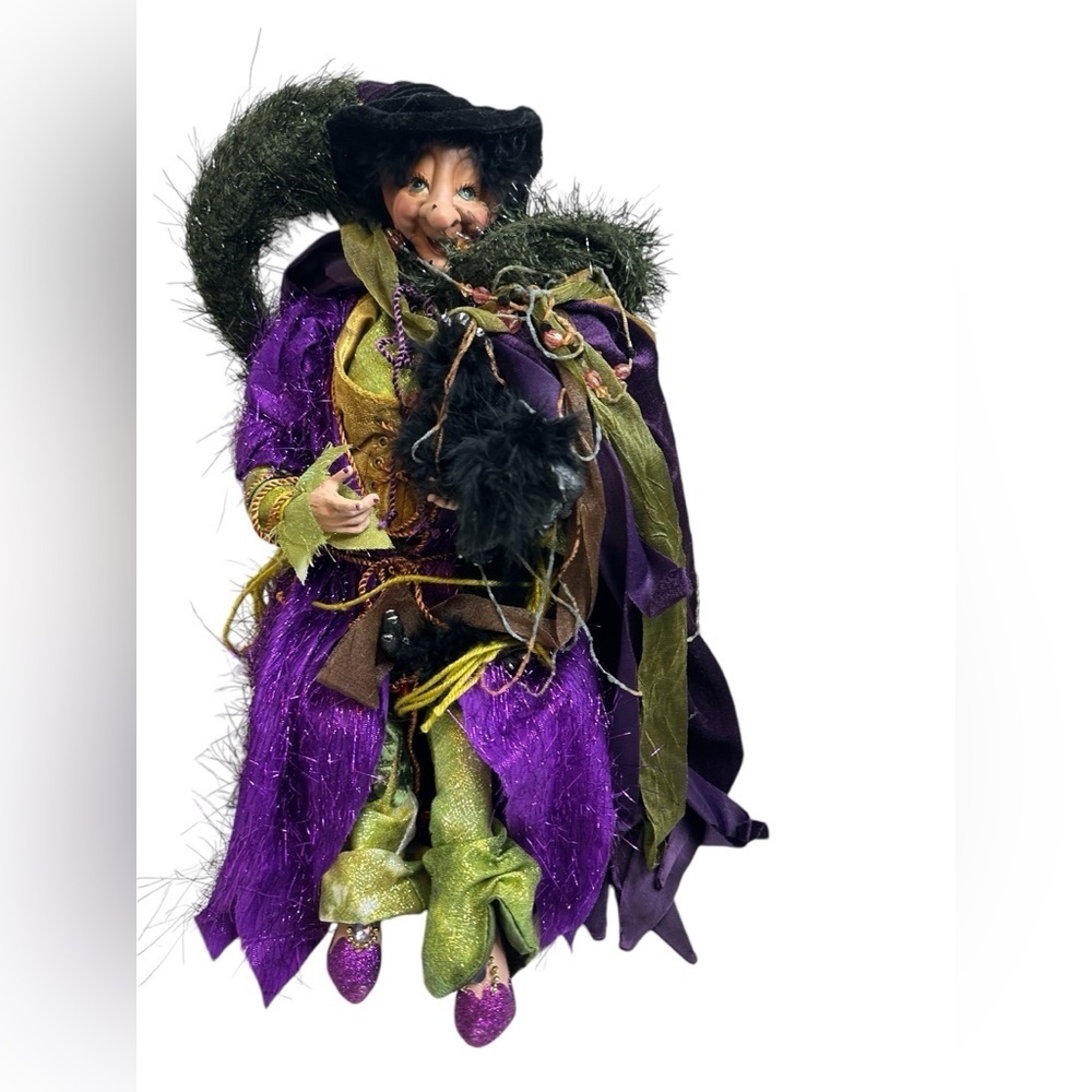 MARK ROBERTS 18 WITCH PURPLE GLITTER 18 ", NWT , it doesn’t have a box - Picture 9 of 16